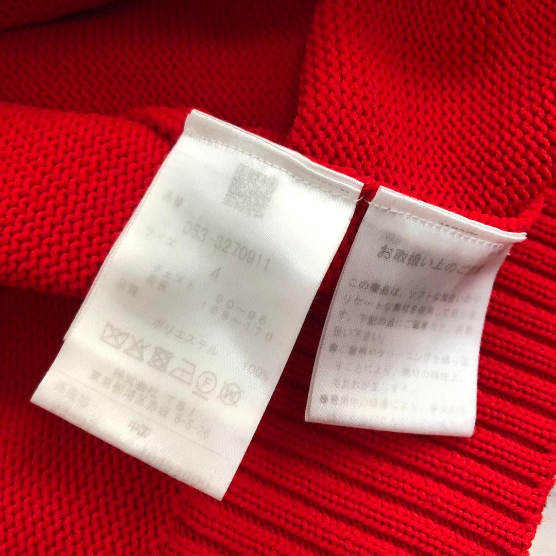 パーリーゲイツ 上田桃子さんコラボ トラッドラビット ニット 4 レッド