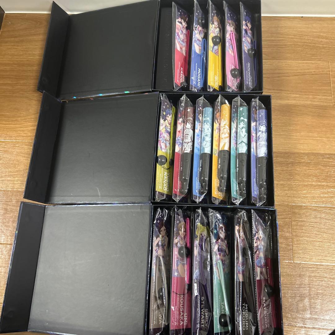 アイドルマスター 公式コンサートライト　ストラップ　セット　サイリウム　アイドル