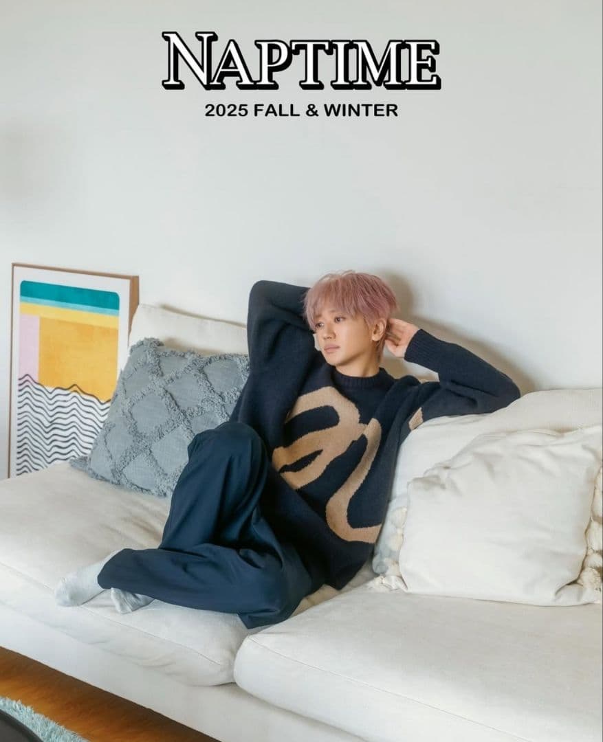 【新品未開封】Naptime　Nissy　ニットプルオーバー　ネイビー