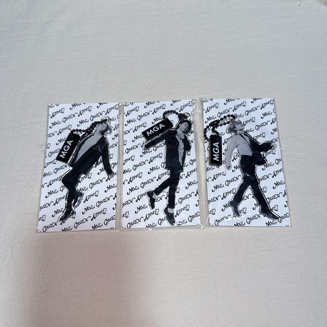 Mrs. GREEN APPLE アクリルキーホルダー 3点 セット