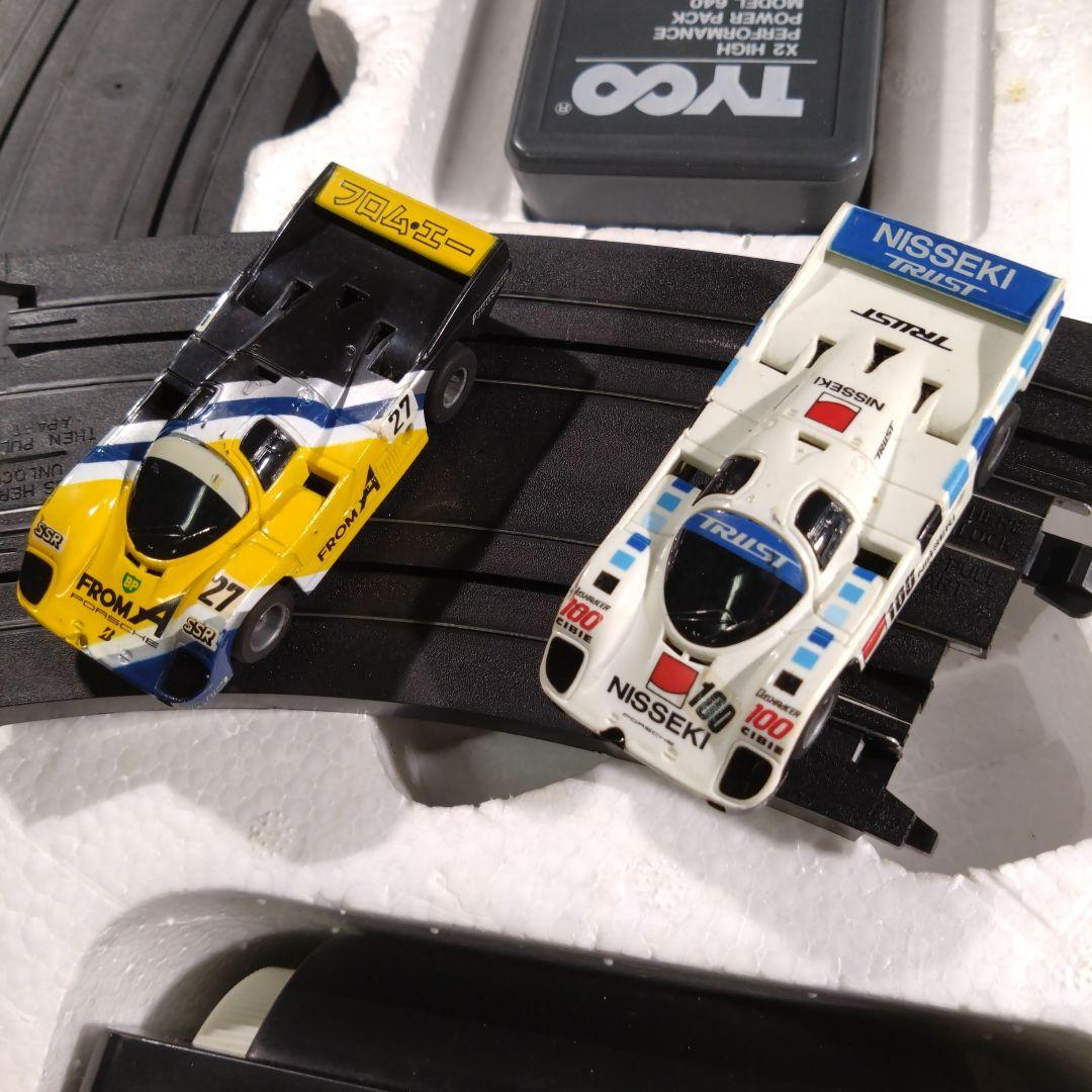 タイコTYCO スロットカー　 ポルシェ962Cウイニングラン 別途2台付き