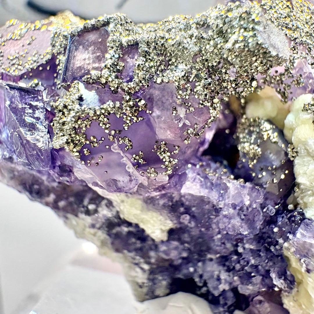 563 中国 内モンゴル産 フローライト&パイライト