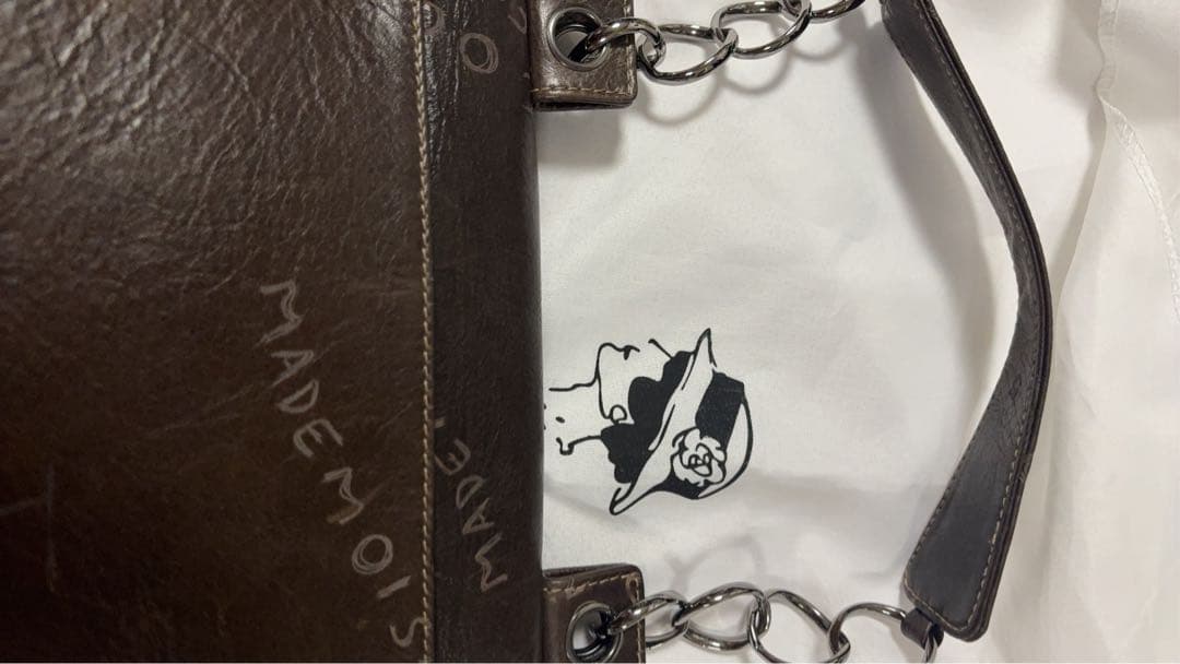 専用ブラウンレザーショルダーバッグ