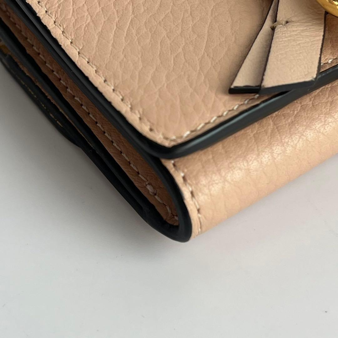 ✨未使用レベル✨　Chloe 財布　ベージュ　レザー　ホログラムシール