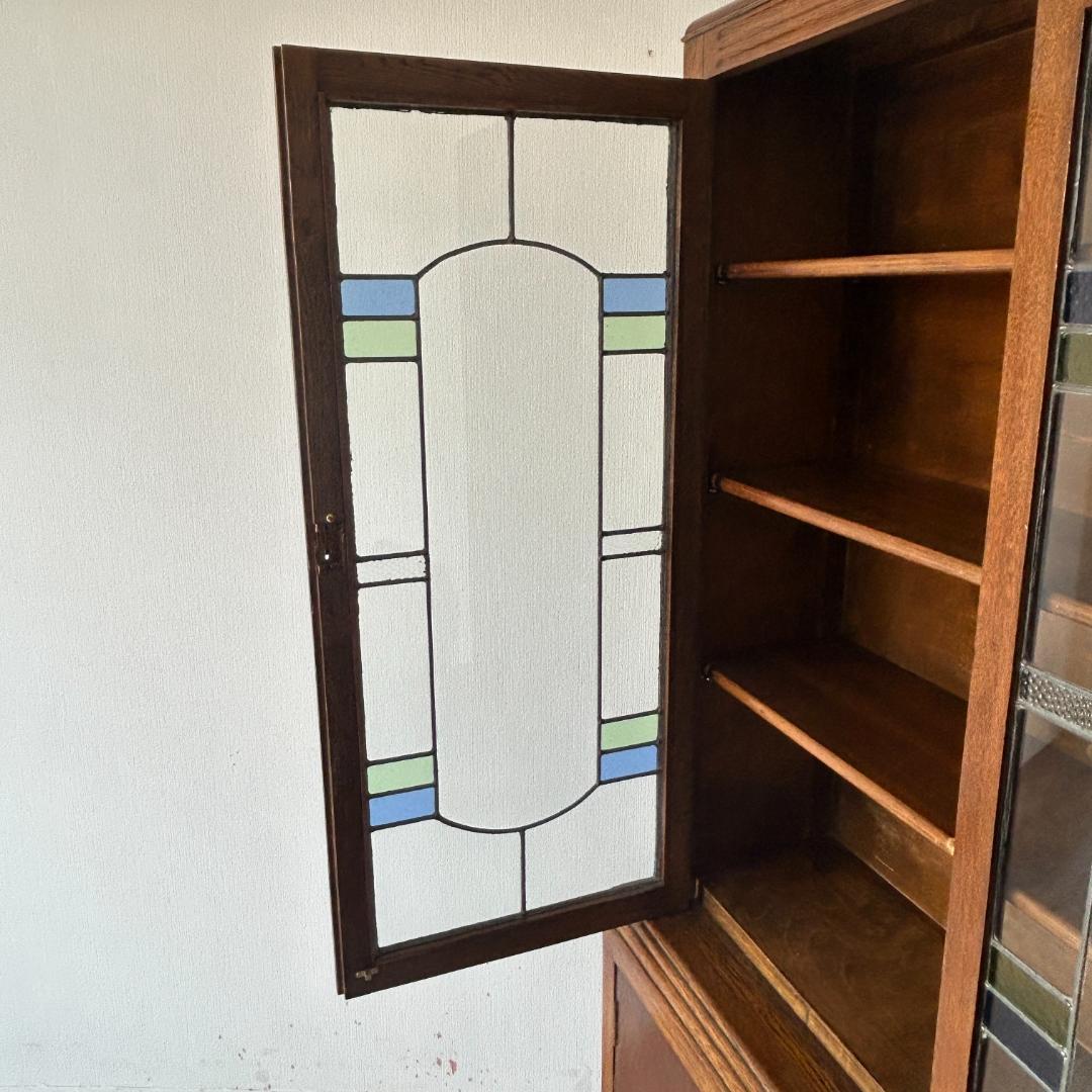 イギリス アンティーク家具 ブックケース ディスプレーキャビネット 780A