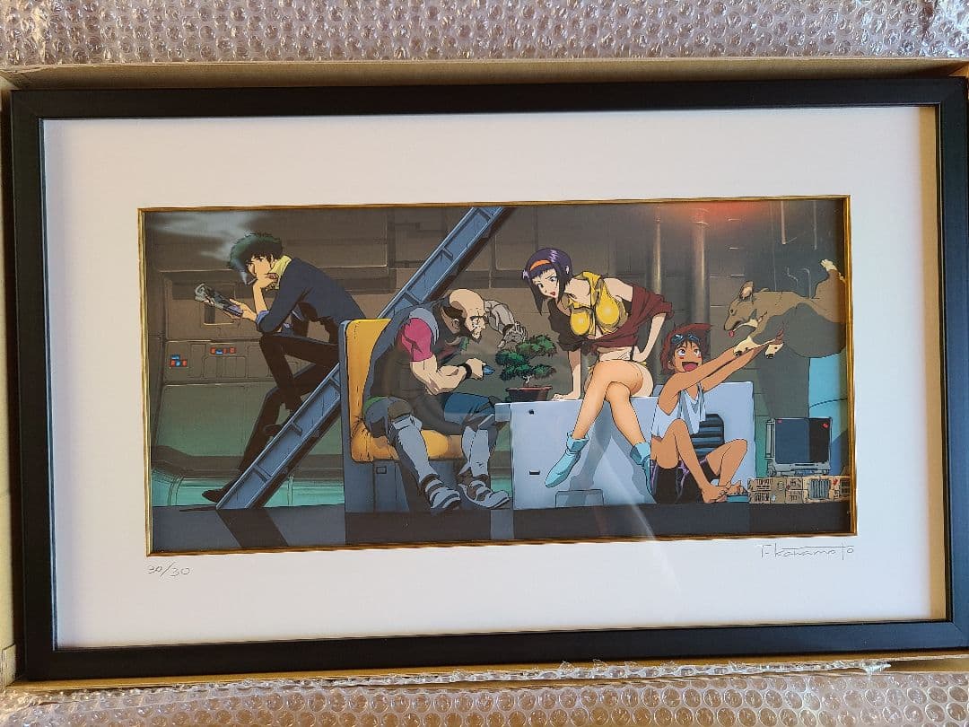 カウボーイビバップ TV放送25周年記念 川元利浩 直筆サイン入り複製原画