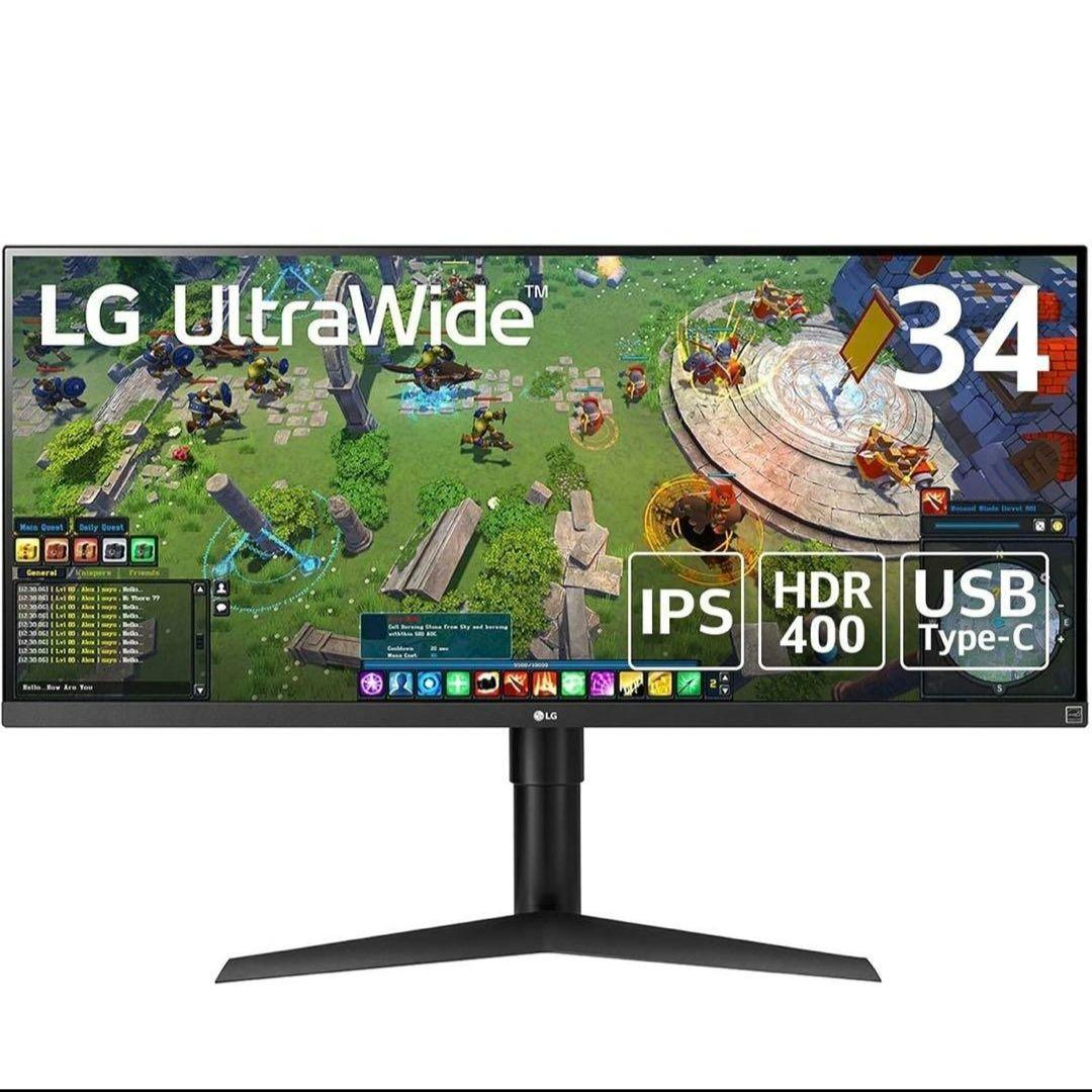 LG ゲーミング モニター 34WP65G-B 34インチ/ウルトラワイド