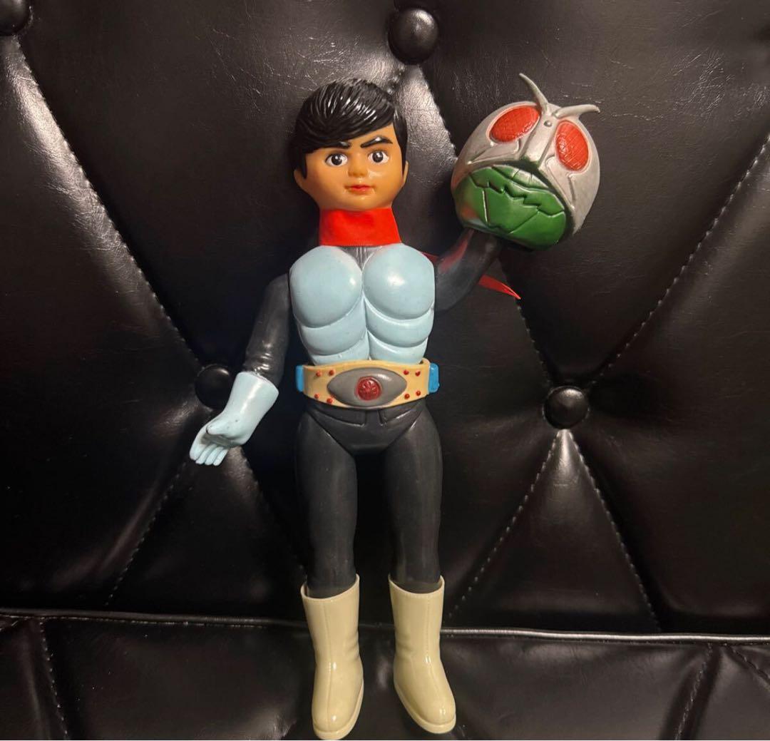 仮面ライダー1号　旧バンダイ　ソフビ