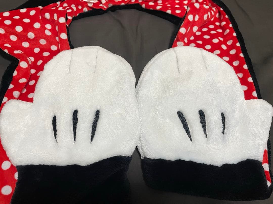 ディズニー　ファンキャップマフラー　ミニー