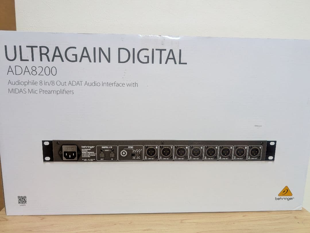 【未使用品】ULTRAGAIN DIGITAL ADA8200