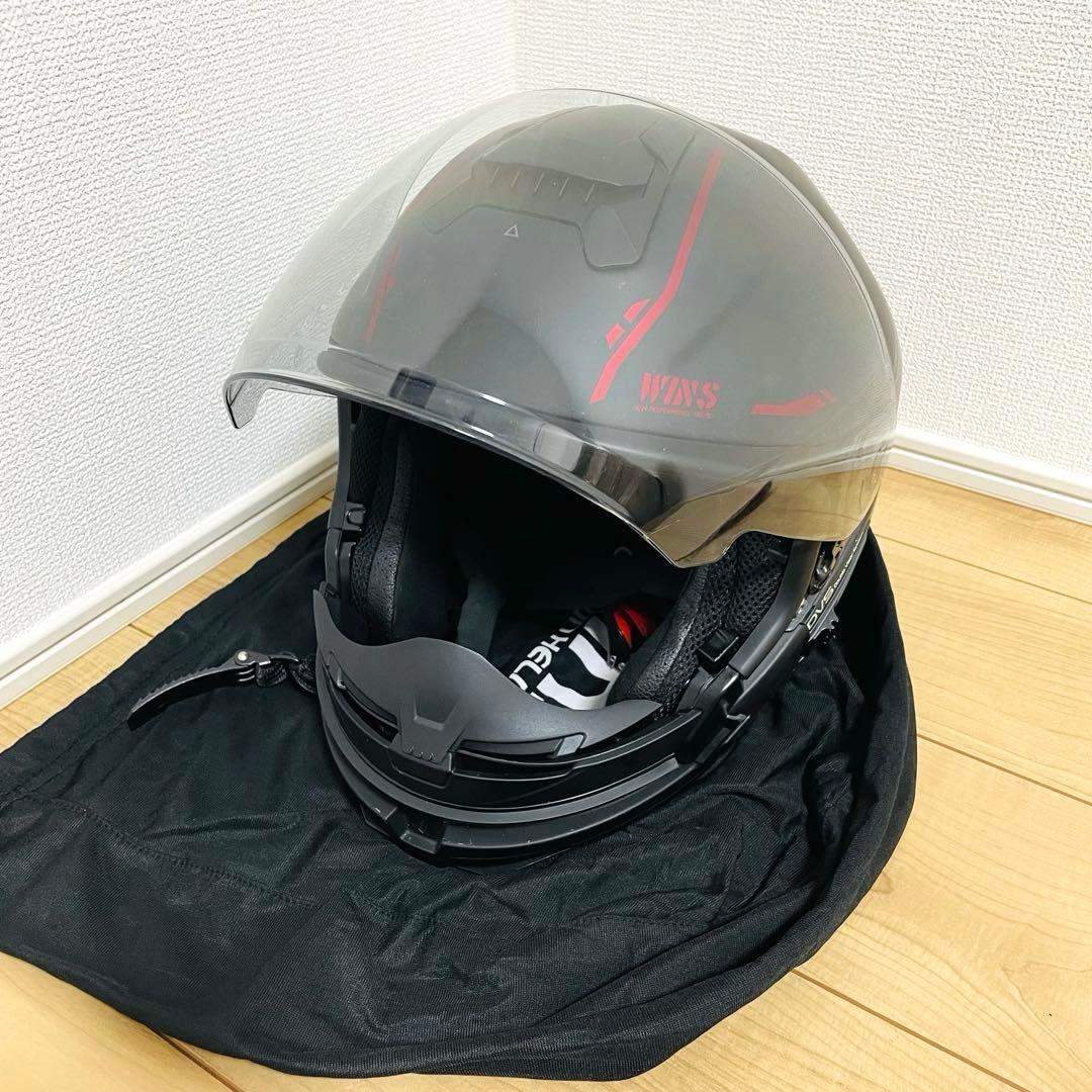 wins G-Force SS ジェットヘルメット　XL フェイスガード付