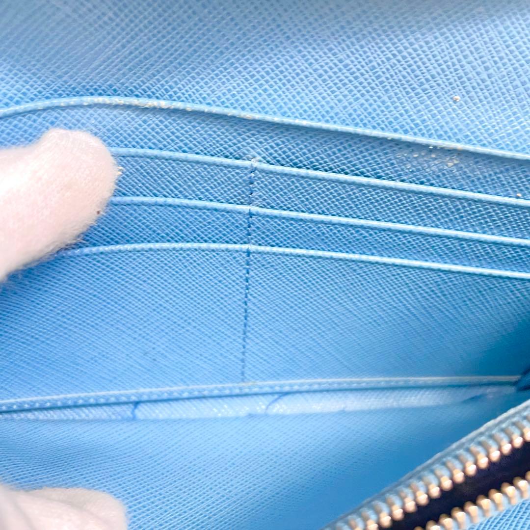 PRADA プラダ サフィアーノ 長財布 フラップ　2つ折り財布　1221-⑩