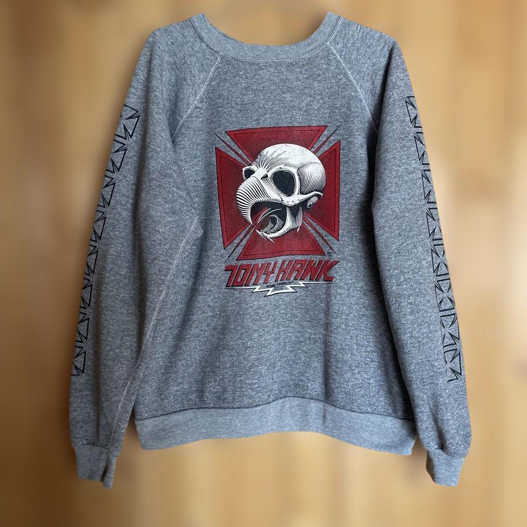 スペシャル パウエル トニーホーク チキンスカル アイアンクロス 袖プリ XL