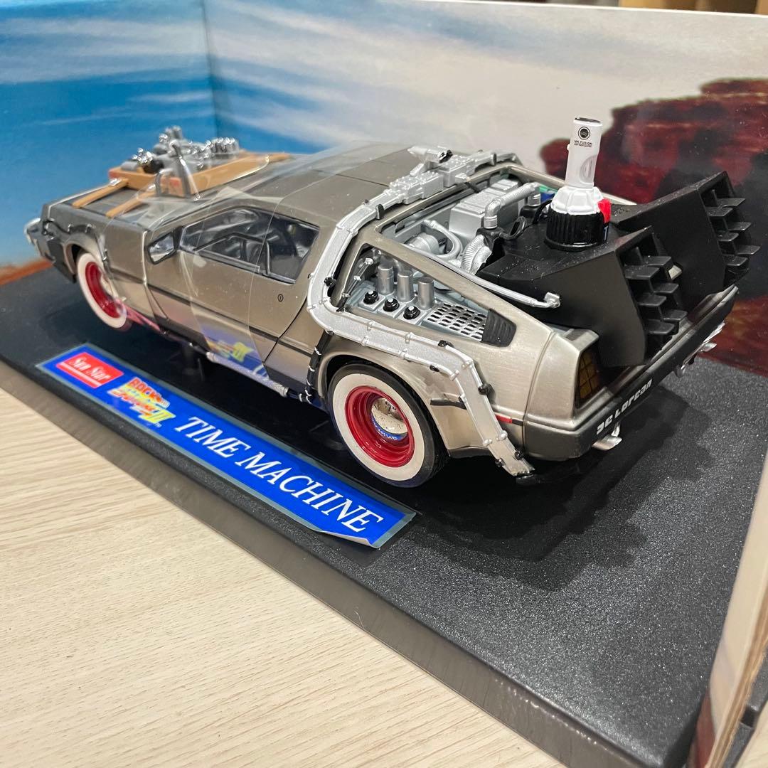 【希少品】サンスター 1/18 デロリアン バックトゥザフューチャー PART3