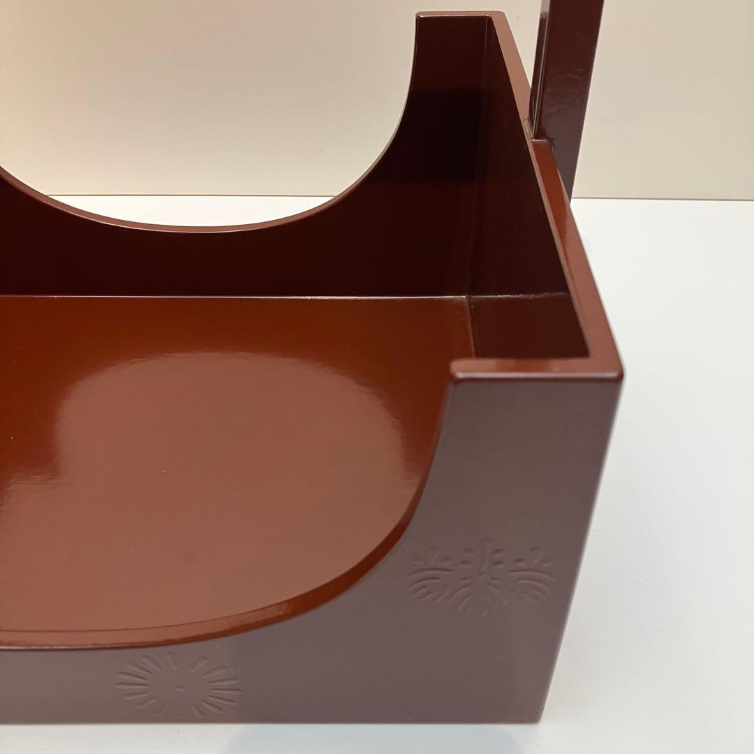 紫雲一閑 塗 莨盆 鐘楼堂 一閑 茶道 茶道具 送料込　美品