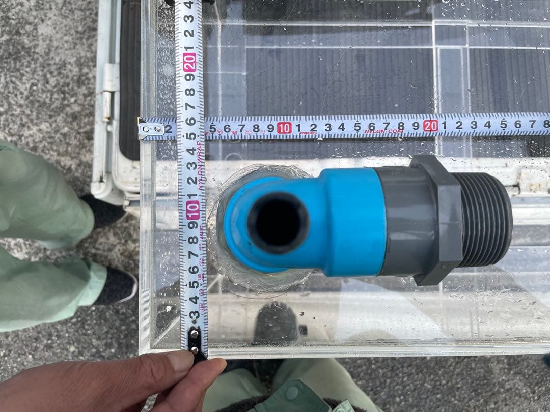 アクリル水槽　オーバーフロー　 1200mm x 450mm x 450mm