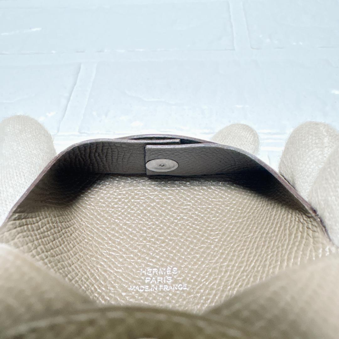 美品✨HERMES エルメス バスティア エトゥープ ケース グレー