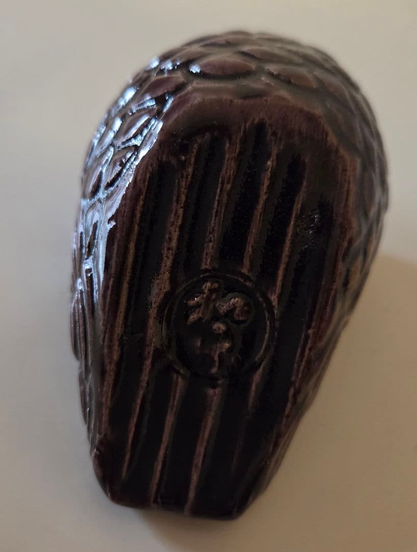 鶏(楽) 香炉 川崎和楽造 　 紙製共箱付 京焼