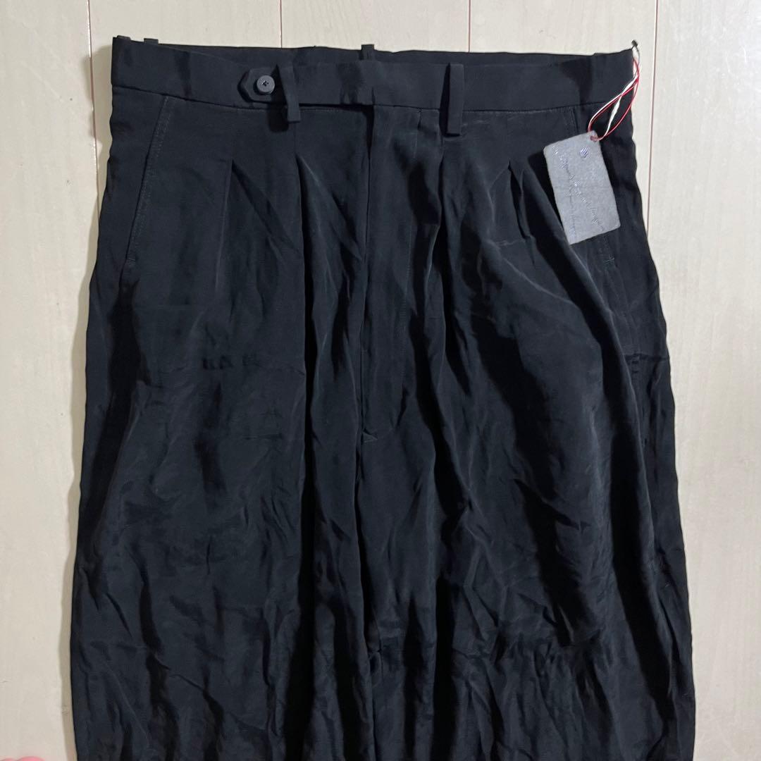 m’s braque エムズブラック 未使用 キュプラ レーヨン ワイド パンツ