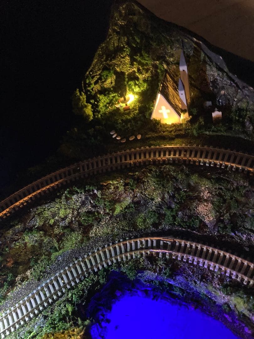 鉄道模型ジオラマ　　ロックです