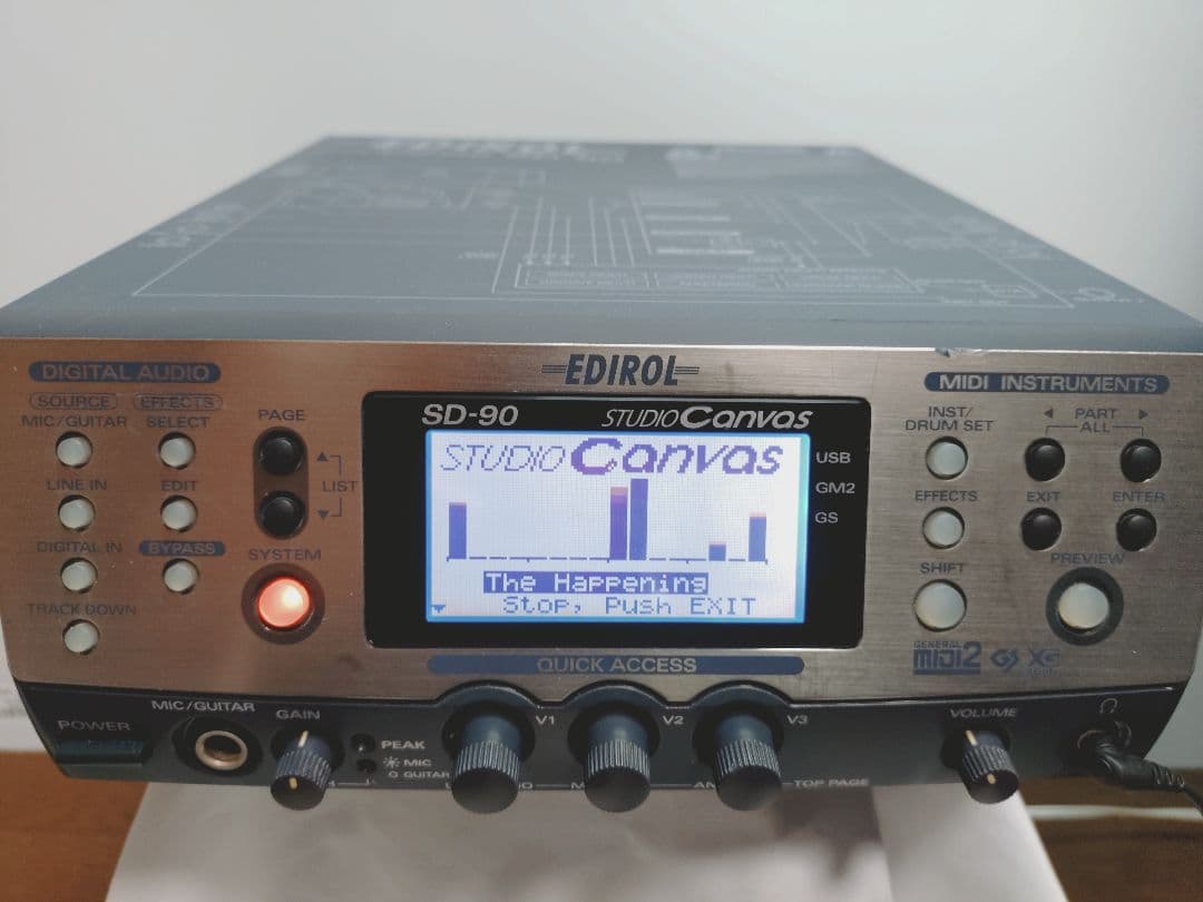 ROLAND EDIROL SD-90音源モジュール　ジャンク扱い