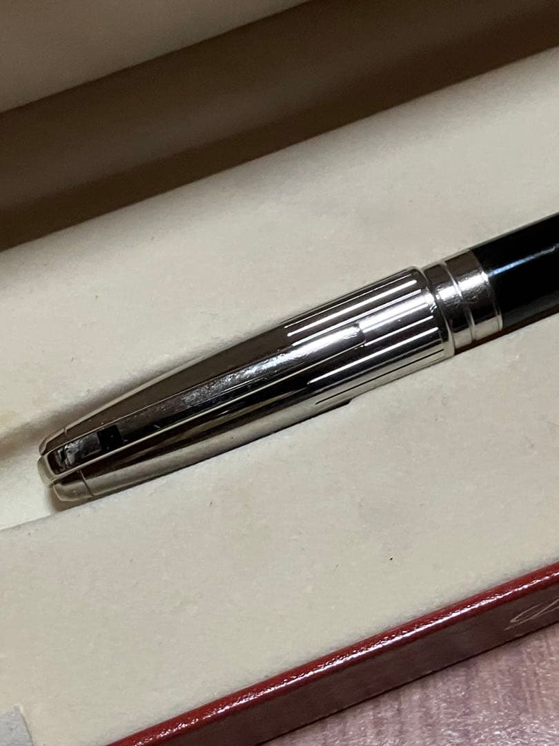 S.T. Dupont 万年筆 ペン先18K 750 エステーデュポン ブラック