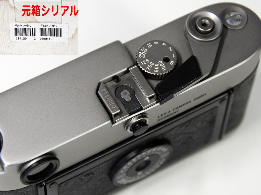 ライカ　M6 チタン　ワンオーナー　完動美品　元箱等付　0.72倍