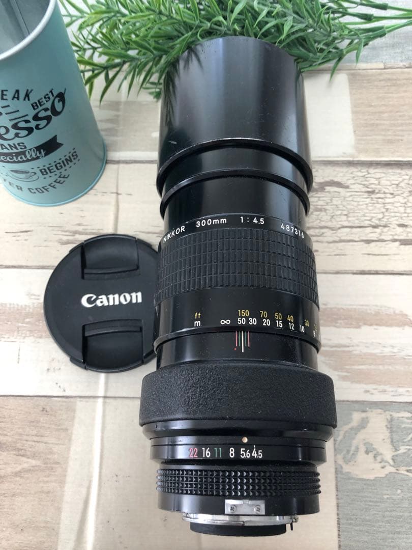 Nikon NIKKOR 300mm F4.5 望遠レンズ♪