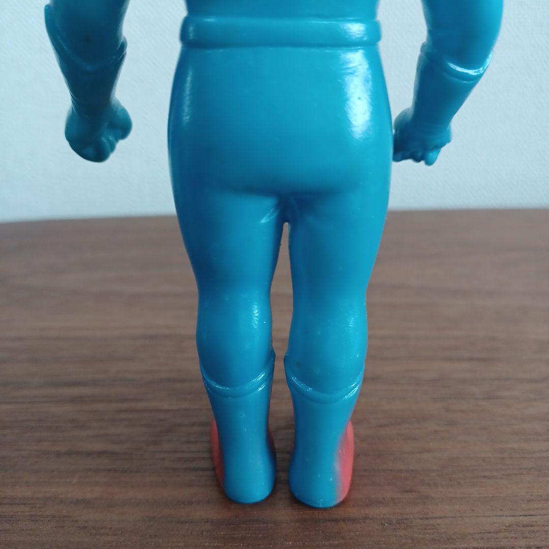 当時物　パチモノ「鉄人タイガーセブン」風のソフビフィギュア