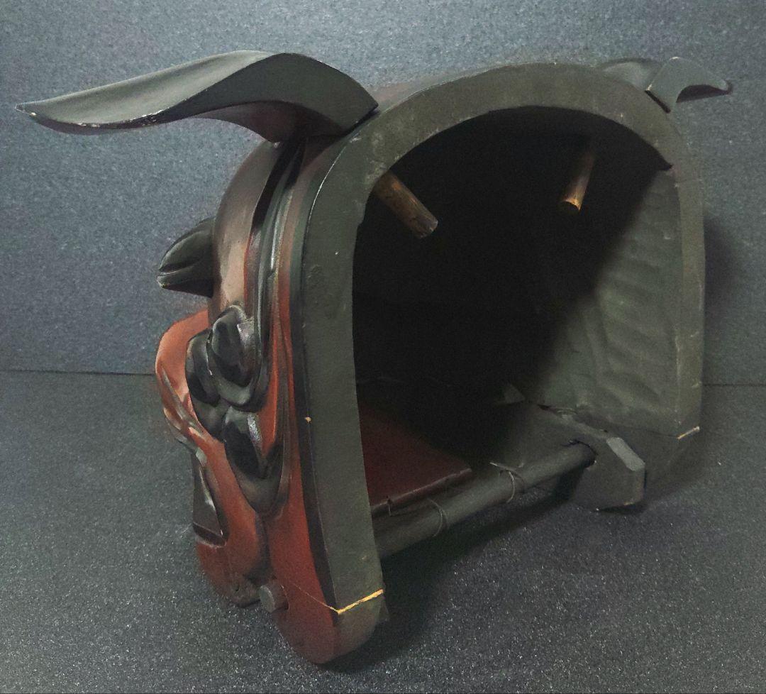 獅子頭　獅子舞　祭り　レトロ　骨董品