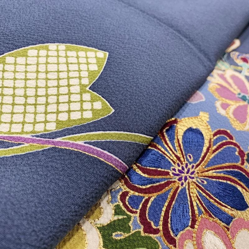 408z22☆作家物 花おとぎ 振袖 金駒刺繍 身幅広め 成人式 結婚式☆