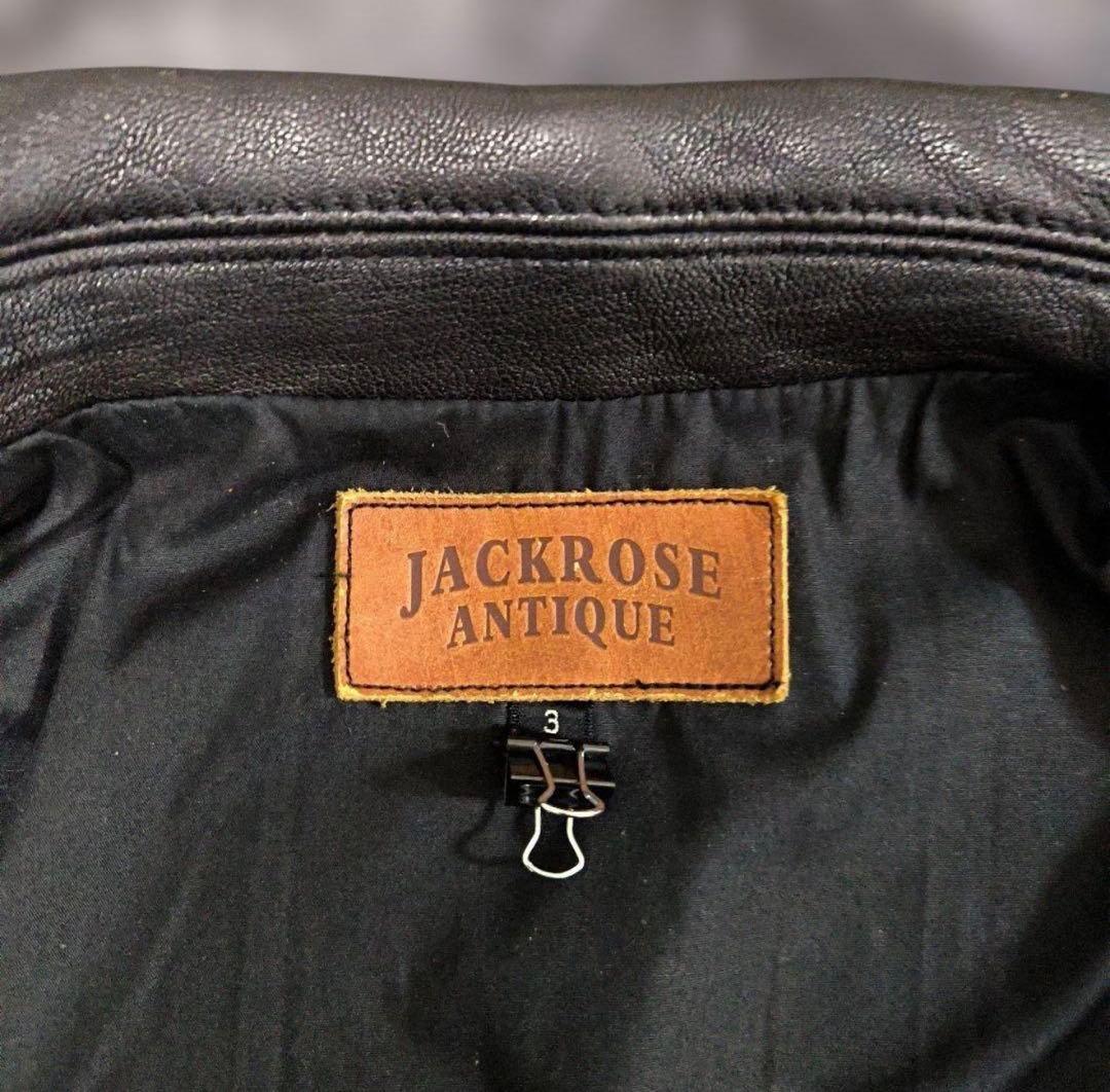 JACKROSE★本革ゴートレザー【山羊革】ライダースジャケット/3