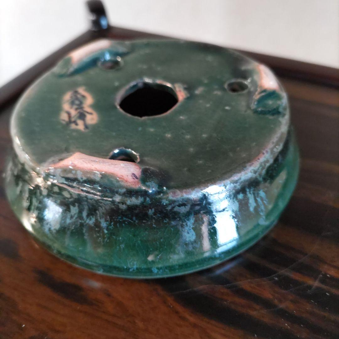 義村秀峰の豆鉢、未使用鉢、常滑焼、盆栽鉢、皿鉢、植木鉢、ミニ盆栽鉢、小品盆栽鉢