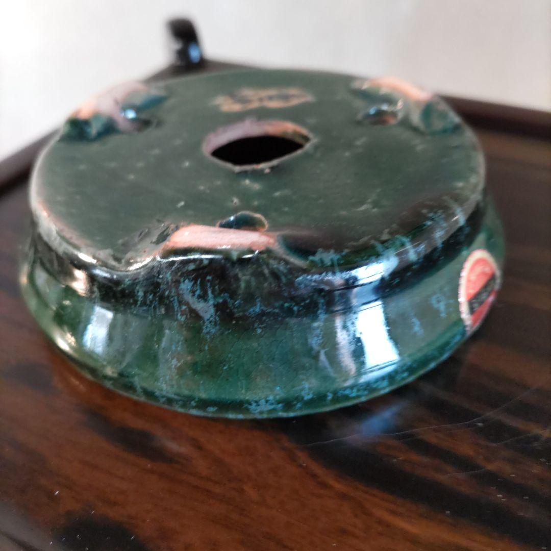 義村秀峰の豆鉢、未使用鉢、常滑焼、盆栽鉢、皿鉢、植木鉢、ミニ盆栽鉢、小品盆栽鉢