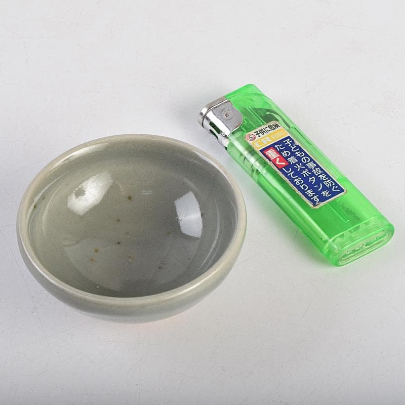 青木木米　聾米造　砧青磁　酒呑　ぐい呑　時代箱付　C　R9109