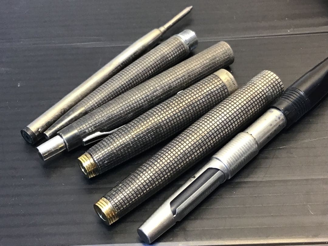 パーカー 75 スタ ーリングシルバー 初期型 14金63 万年筆