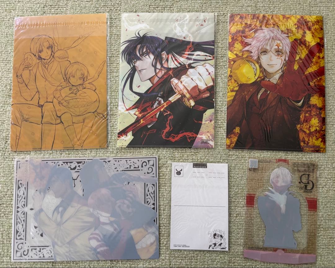 【未開封】D.Gray-man　ジャンプSQ.RISE　クリアファイル等11点