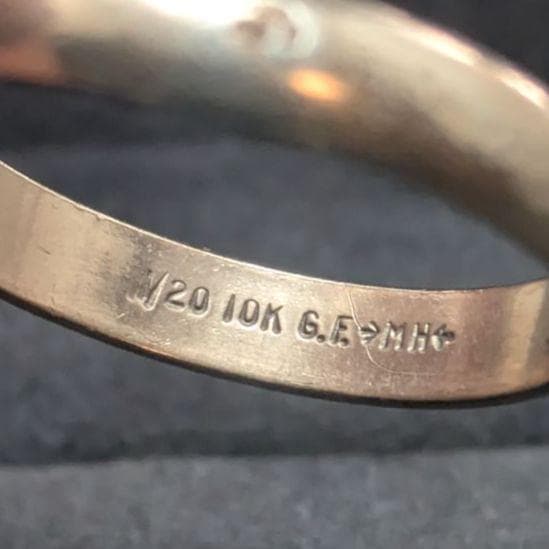 1/20 10K GF ゴールドフィルド バンドリング 24.4号 3.8g