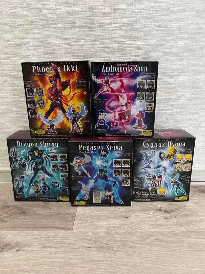 聖闘士星矢 聖闘士聖衣神話EX 最終青銅聖衣 開封品　5体セット
