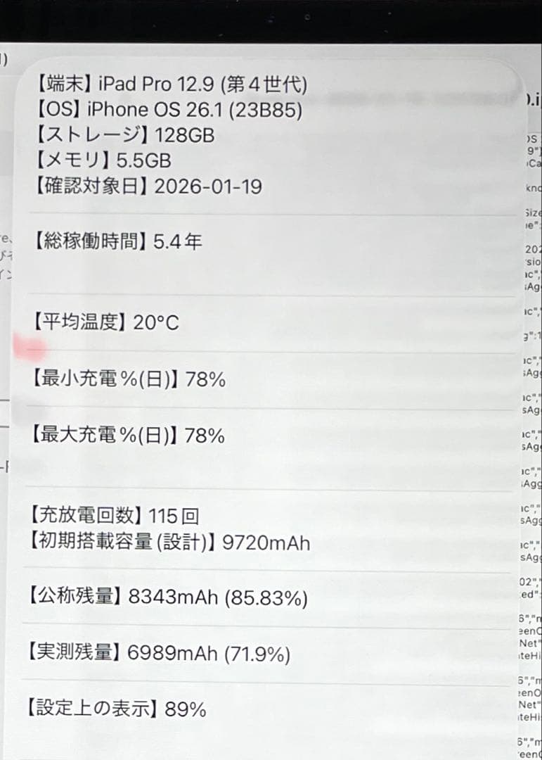 iPad Pro 12.9 第4世代 シルバー　128GB 超美品 #3