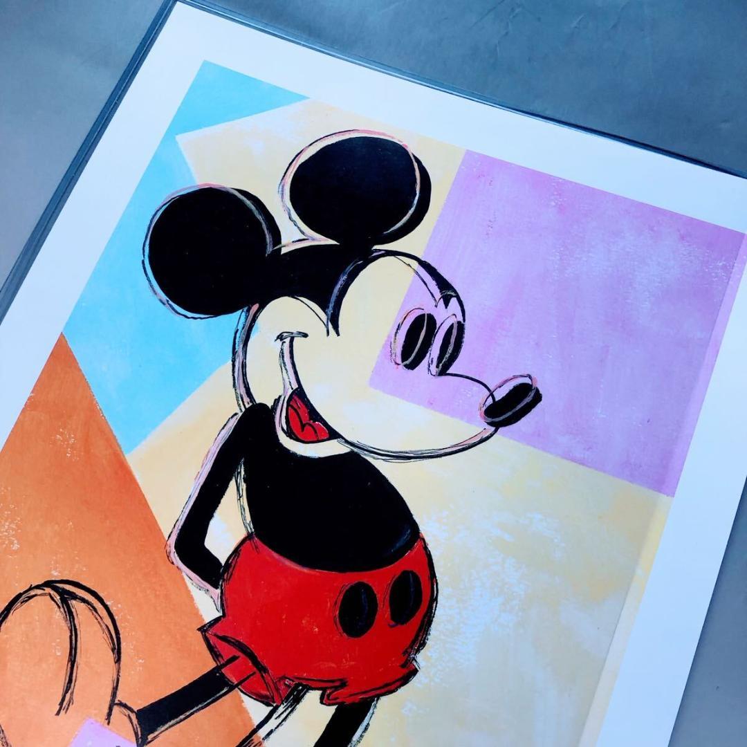 ＃3890 アンディ ウォーホル リトグラフ ミッキーマウス世界 300枚 限定