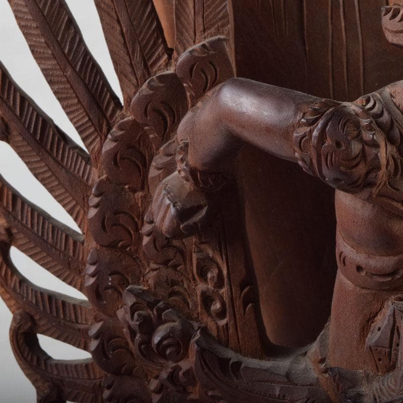 バリ島　インドネシア　木彫　ガルーダ像　置物　C　9116A