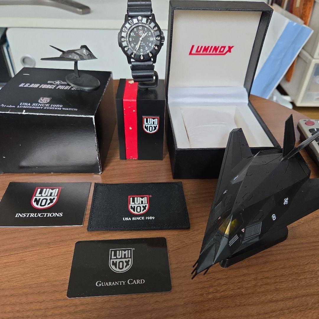 Lルミノックス F-117 ナイトホーク　3400　 ラバーベルト