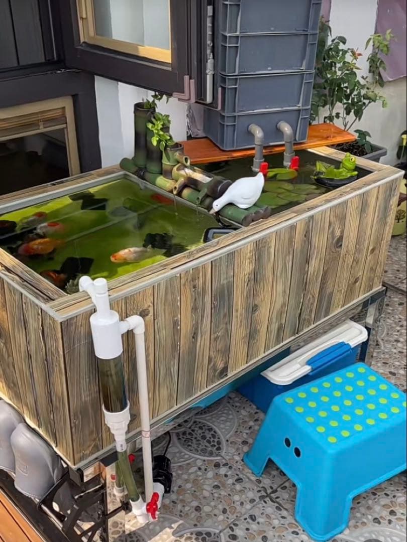 万能濾過お任せ濾過材付きフルセット 水槽池用濾過器フィルター大型水槽濾過装置