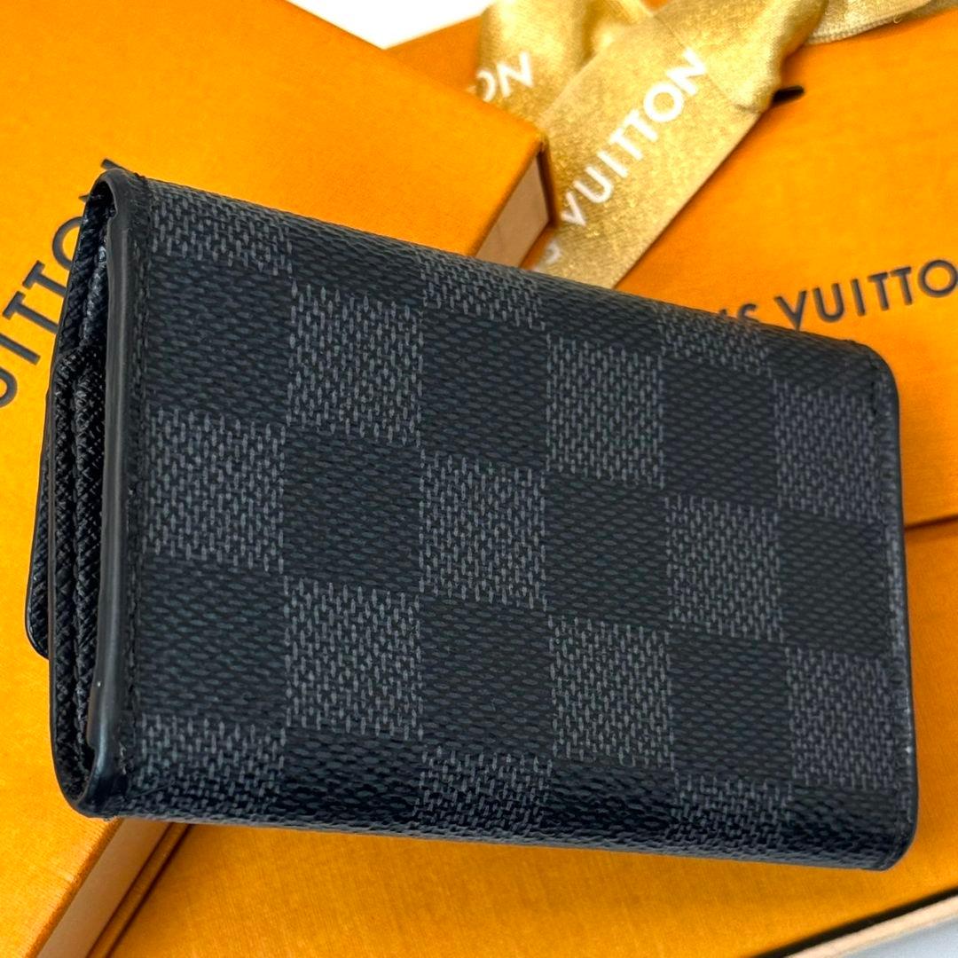 良品 ルイヴィトン ダミエグラフィット ミュルティクレ6 キーケース 6連 鍵