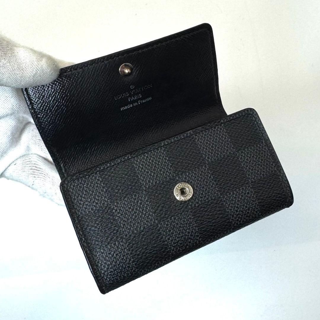 良品 ルイヴィトン ダミエグラフィット ミュルティクレ6 キーケース 6連 鍵