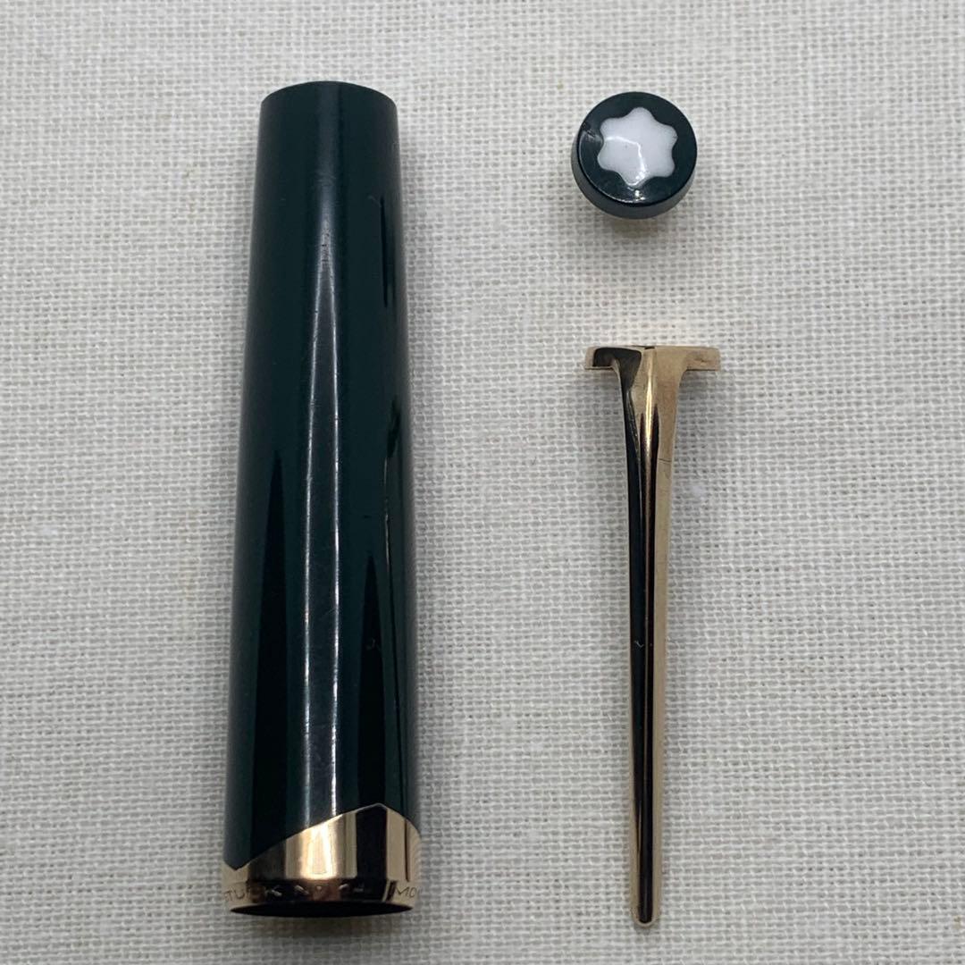 【希少緑軸】MontBlanc no.14 Green 18C F 万年筆　2桁