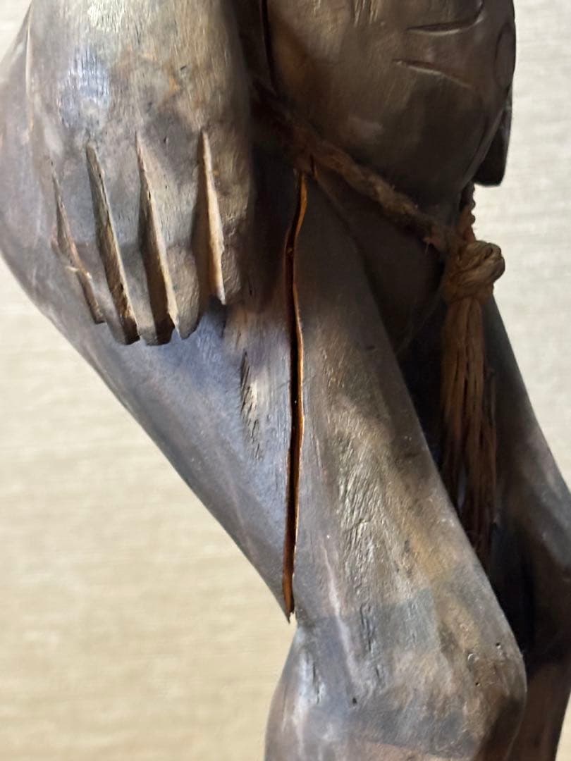 アフリカンアート62cm/人形アンティーク・骨董・レトロ・フィギュア・オブジェ