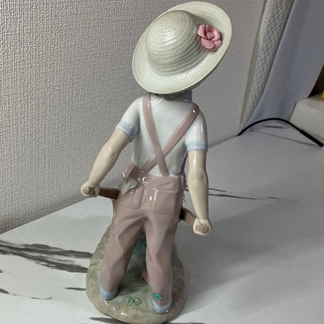 LLADRO リヤドロ 1283 花車を押す少女 箱付