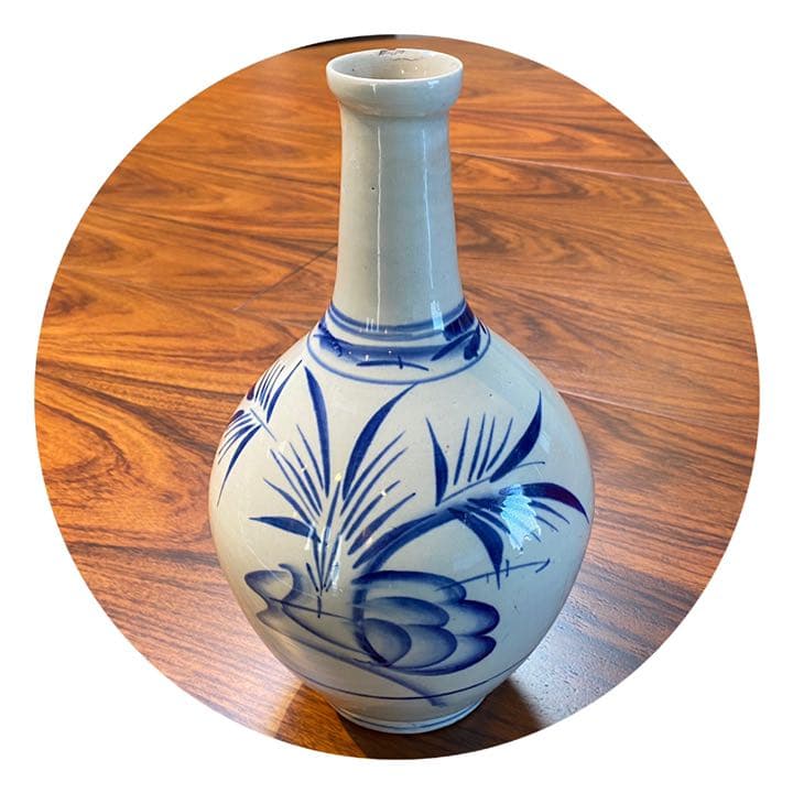 壺　古伊万里染付